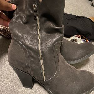 3’ Black Slouch Boots